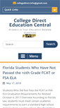 Mobile Screenshot of college-direct.com